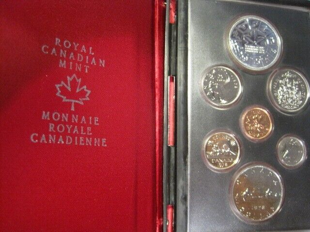 Canada 1978 Specimen Set Double Dollar Xi Commonwealth Games Rcm W/coa And Box